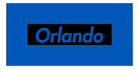 Thumbnail for Personalized Orlando Beach Towel - Front View