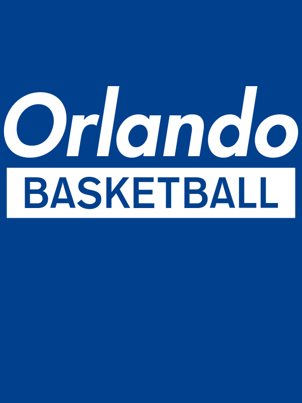 Orlando Basketball T-Shirt - Blue - Decorate View