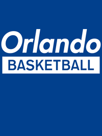 Thumbnail for Orlando Basketball T-Shirt - Blue - Decorate View