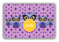 Thumbnail for Personalized Owl Canvas Wrap & Photo Print IV - Owl 05 - Pink Background - Front View