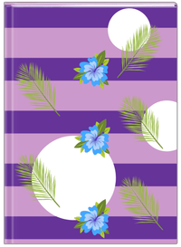 Thumbnail for Palm Fronds Journal - Purple Stripes - Front View