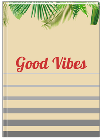 Thumbnail for Personalized Palm Fronds Journal - Ombre Gradient - Front View