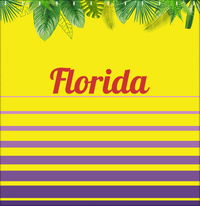 Thumbnail for Personalized Palm Fronds Shower Curtain - Ombre Gradient - Decorate View