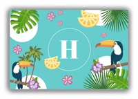 Thumbnail for Personalized Palm Fronds Canvas Wrap & Photo Print - Toucans - Front View