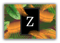 Thumbnail for Personalized Palm Fronds Canvas Wrap & Photo Print - Tropical Leaves - Front View