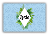 Thumbnail for Personalized Palm Fronds Canvas Wrap & Photo Print - Diamond Wreath - Front View