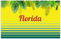 Thumbnail for Personalized Palm Fronds Placemat - Ombre Gradient -  View