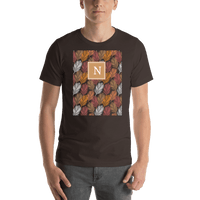 Thumbnail for Personalized Palm Fronds T-Shirt - Brown - Shirt View