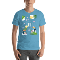 Thumbnail for Personalized Palm Fronds T-Shirt - Toucans - Shirt View