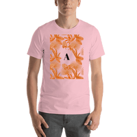 Thumbnail for Personalized Palm Fronds T-Shirt - Pink - Shirt View