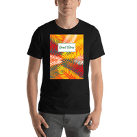 Thumbnail for Personalized Palm Fronds T-Shirt - Good Vibes - Shirt View