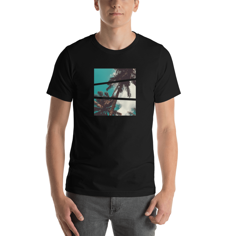Palm Trees T-Shirt - Black - Shirt View