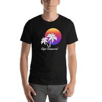 Thumbnail for Personalized Palm Trees T-Shirt - Black - Shirt View