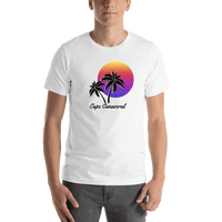 Thumbnail for Personalized Palm Trees T-Shirt - White - Shirt View