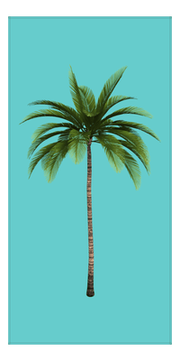 Thumbnail for Palm Tree Beach Towel - Front View