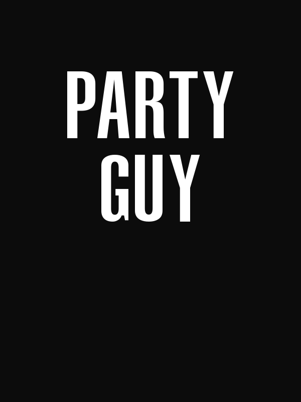 Party Guy T-Shirt - Black - Decorate View