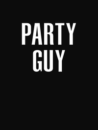 Thumbnail for Party Guy T-Shirt - Black - Decorate View