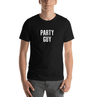 Thumbnail for Party Guy T-Shirt - Black - Shirt View
