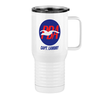 Thumbnail for Personalized PBA Travel Coffee Mug Tumbler with Handle (20 oz) - Right View