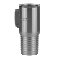Thumbnail for Personalized PBA Travel Coffee Mug Tumbler with Handle (20 oz) - Front Left View