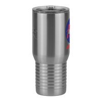 Thumbnail for Personalized PBA Travel Coffee Mug Tumbler with Handle (20 oz) - Front View