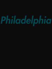 Thumbnail for Personalized Philadelphia T-Shirt - Black - Decorate View