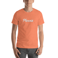 Thumbnail for Personalized Phoenix T-Shirt - Orange - Shirt View
