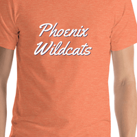 Thumbnail for Personalized Phoenix T-Shirt - Orange - Shirt Close-Up View