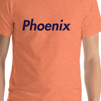 Thumbnail for Personalized Phoenix T-Shirt - Orange - Shirt Close-Up View