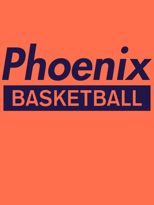 Phoenix Basketball T-Shirt - Orange - Decorate View