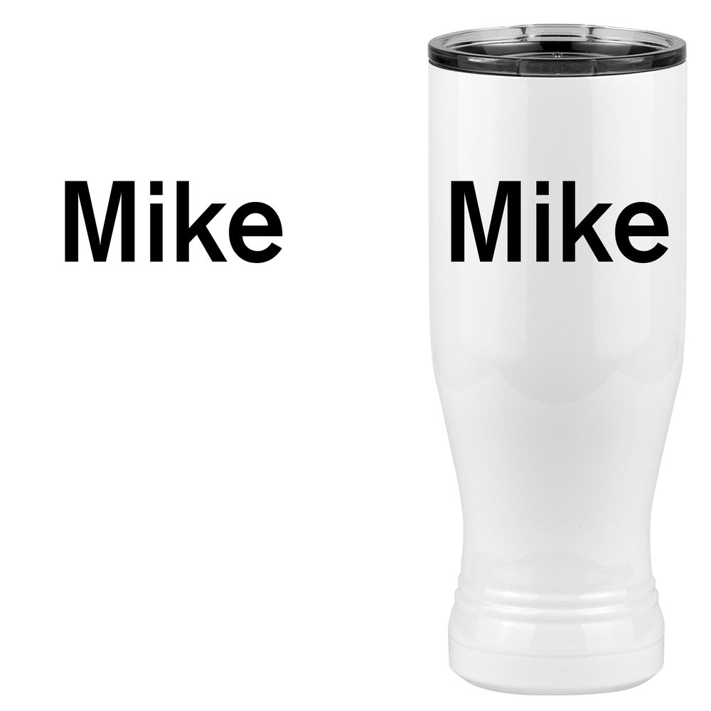Personalized Pilsner Tumbler (20 oz) - Design View