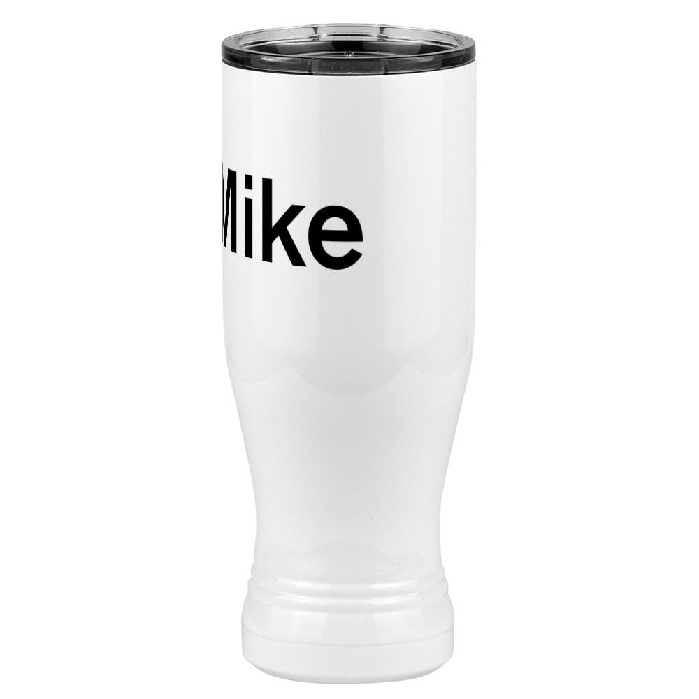 Personalized Pilsner Tumbler (20 oz) - Front Left View