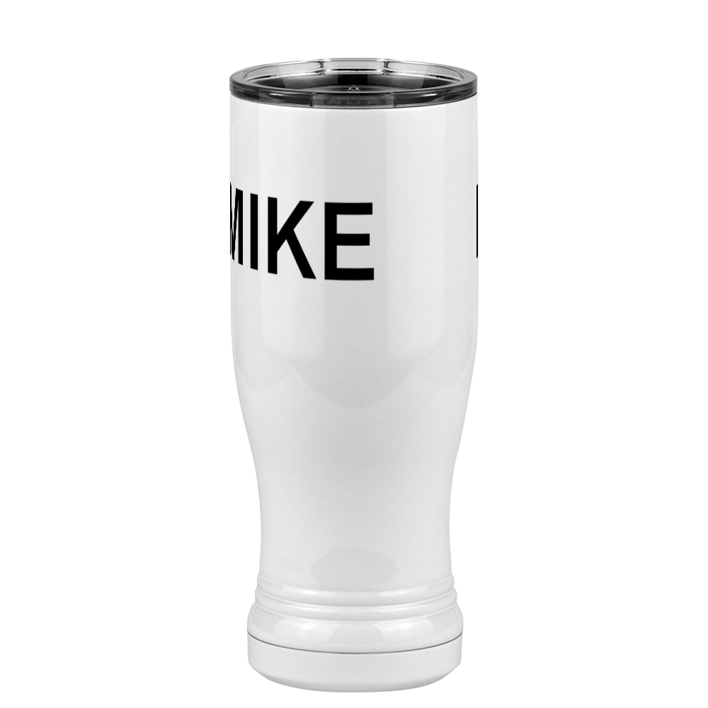 Personalized Pilsner Tumbler (14 oz) - Front Left View