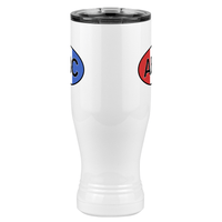 Thumbnail for Personalized Pilsner Tumbler (20 oz) - Vertical Stripes - Front View