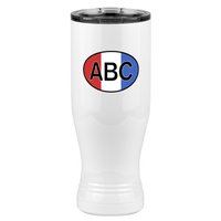 Thumbnail for Personalized Pilsner Tumbler (20 oz) - Vertical Stripes - Right View