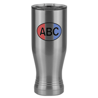 Thumbnail for Personalized Pilsner Tumbler (20 oz) - Vertical Stripes - Right View