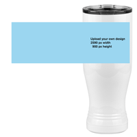 Thumbnail for Personalized Pilsner Tumbler (20 oz) - Upload Your Art - Design View