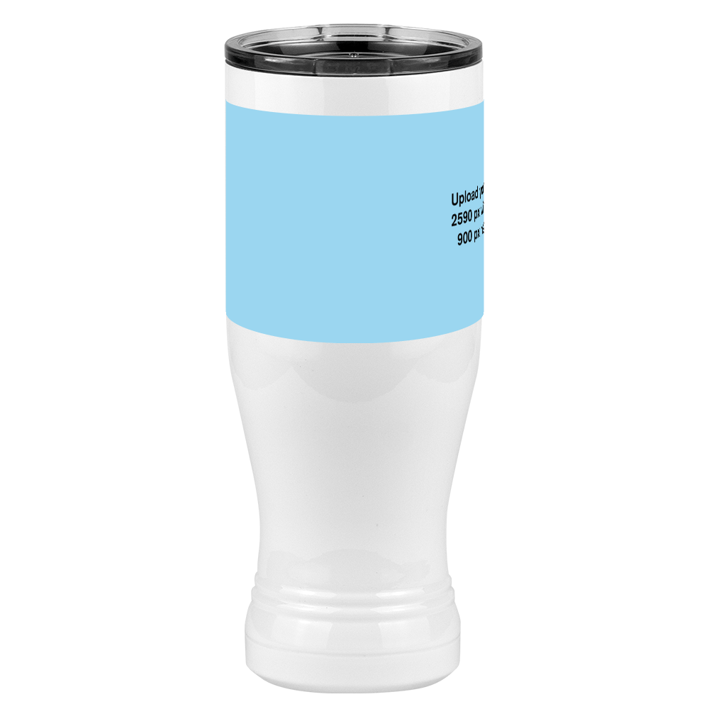Personalized Pilsner Tumbler (20 oz) - Upload Your Art - Front View