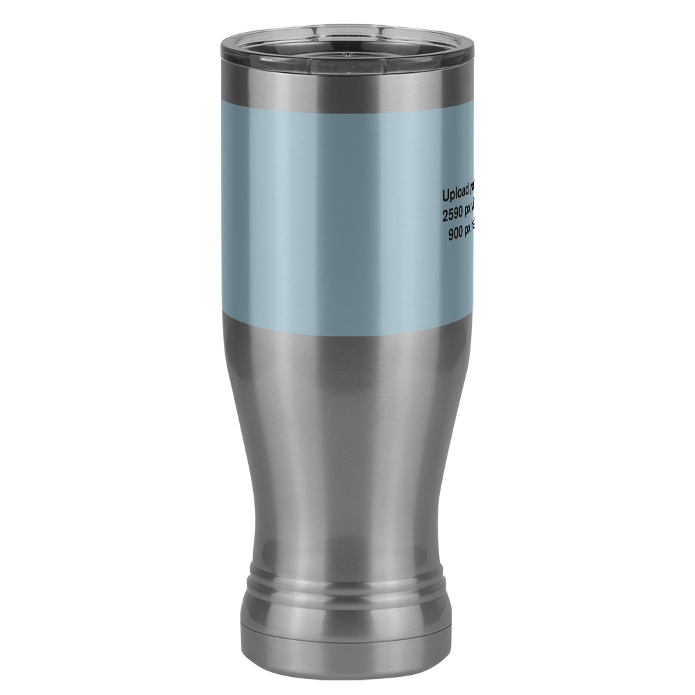 Personalized Pilsner Tumbler (20 oz) - Upload Your Art - Front View