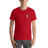 Thumbnail for Personalized Pineapple T-Shirt - Red - Shirt View