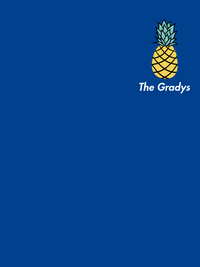 Thumbnail for Personalized Pineapple T-Shirt - Blue - Decorate View