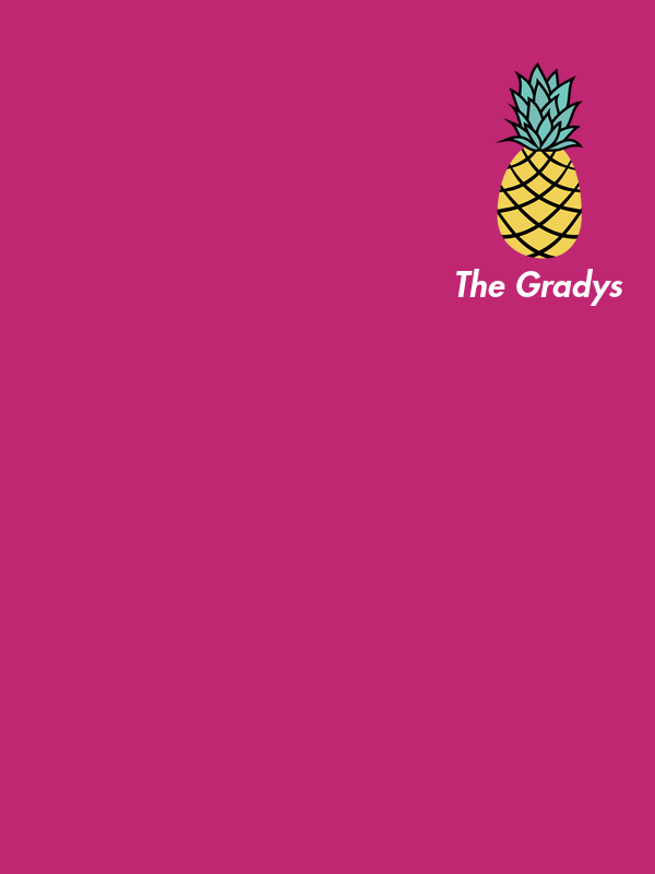 Personalized Pineapple T-Shirt - Pink - Decorate View