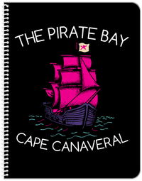 Thumbnail for Personalized Pirates Notebook - Pirate Ship - Front View