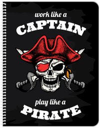 Thumbnail for Pirates Notebook - Work Like a Captain - Front View