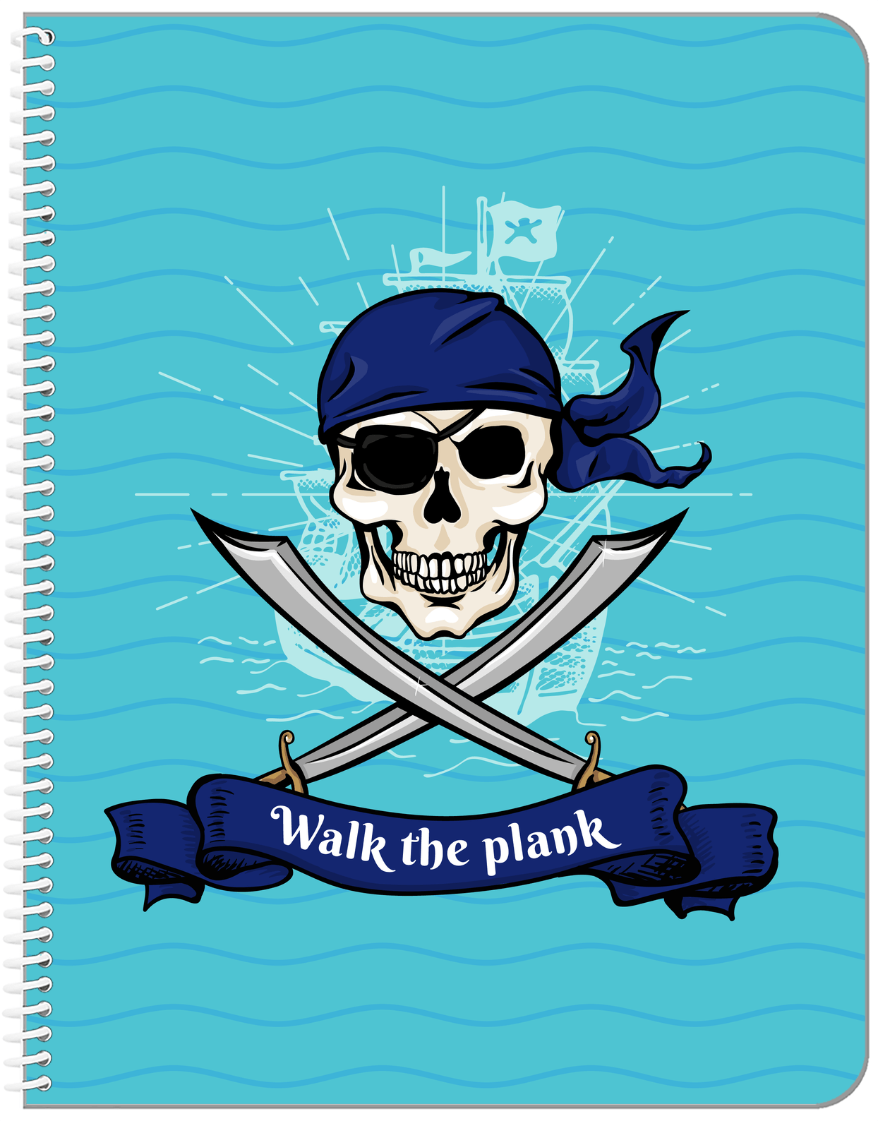 Pirates Notebook - Walk The Plank - Front View