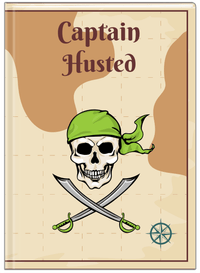 Thumbnail for Personalized Pirates Journal - Swords & Bandana - Front View