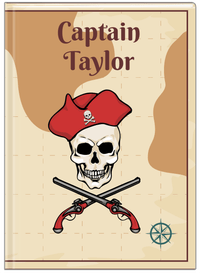 Thumbnail for Personalized Pirates Journal - Arms & Hat - Front View
