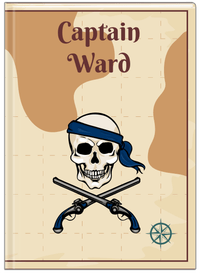 Thumbnail for Personalized Pirates Journal - Arms & Half Bandana - Front View