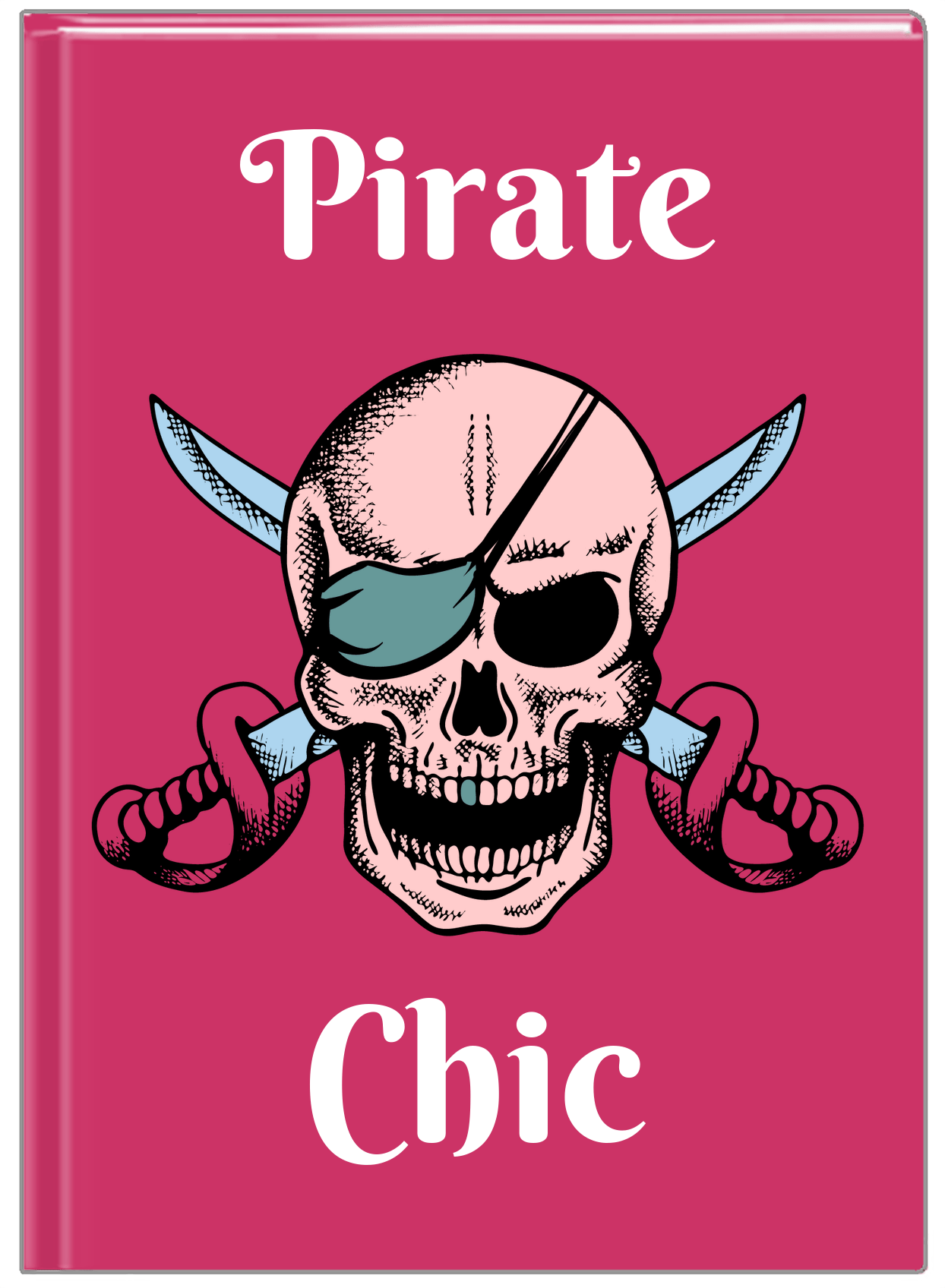 Personalized Pirates Journal - Pirate Chic - Front View