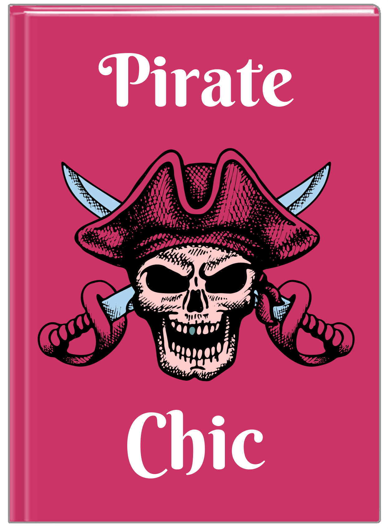 Personalized Pirates Journal - Pirate Chic - Front View